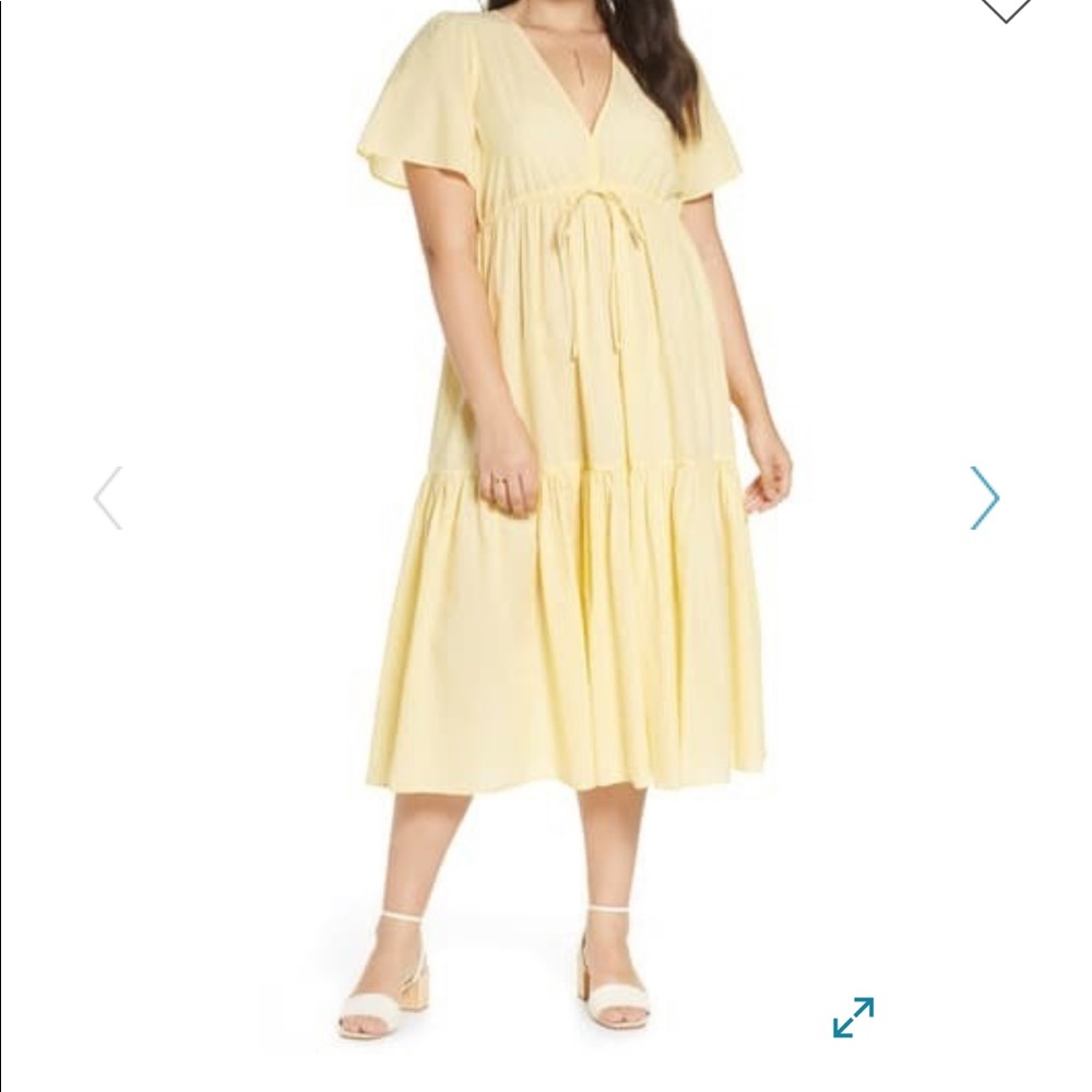 Madewell tiered dress